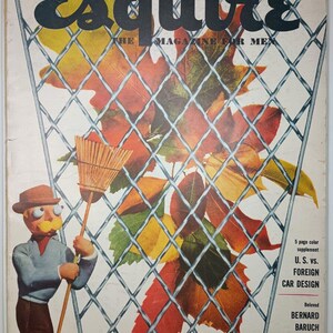 VTG Esquire Magazine 1952 October The Magazine For Men
