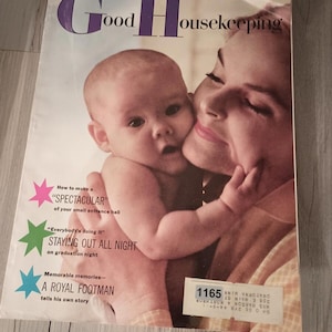 Vintage Good Housekeeping Magazine June 1956 Woman&#39;s Homemaker Color Photos