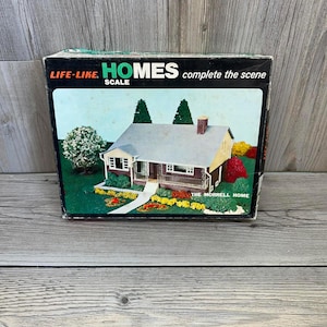 Lebensechte HO Morrell Home Modell Zug Gebäude