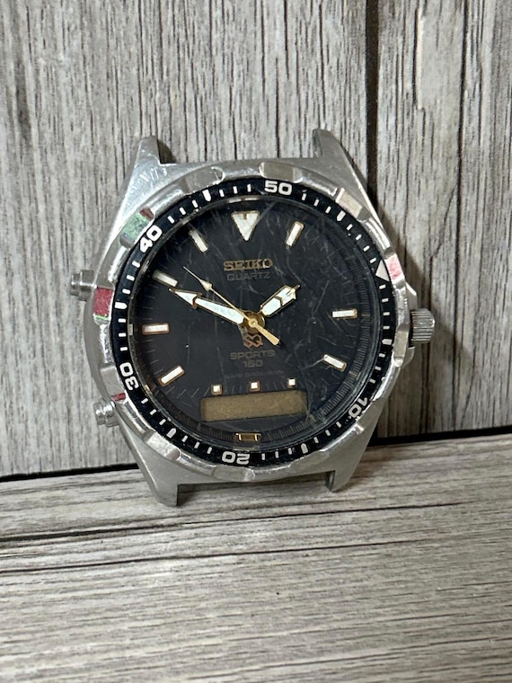 Seiko Quartz Sports 150 Diver's Watch - Etsy