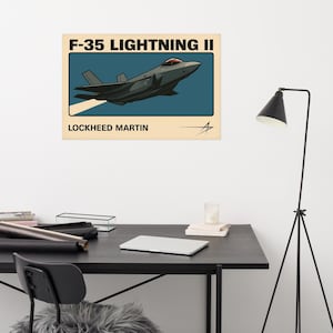 F-35 Lightning II Jet Poster