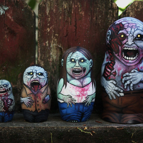 zombie matryoshka set