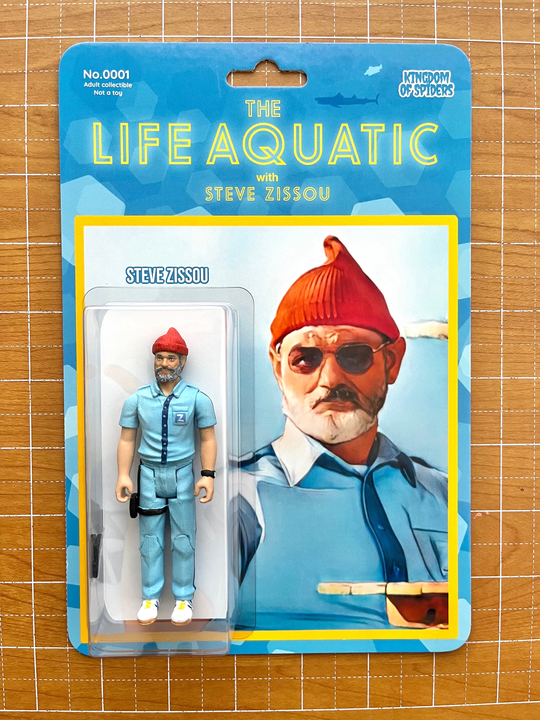 The Life Aquatic Steve Zissou Figure Made to Order - Etsy