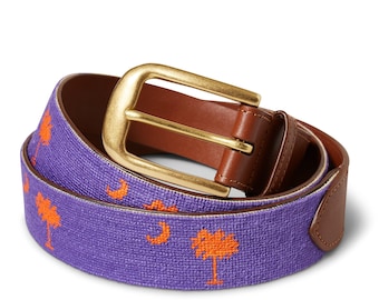 purple golf belt