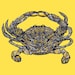 Chesapeake Bay Maryland Blue Crab Print in Assorted Colors for ...