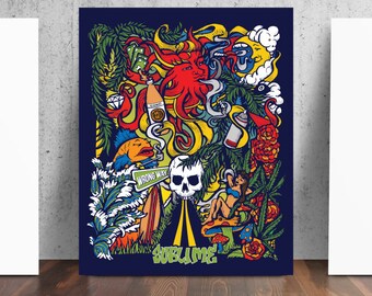 Sublime Wrong Way Band Poster Art Print