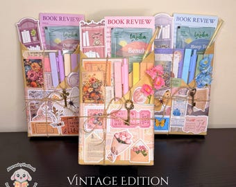 Cita a ciegas vintage con un libro / Booktok / Regalos para amantes de los libros / Regalos para amantes de los libros / Libro personalizado / Libro romántico picante / Idea de regalo linda /