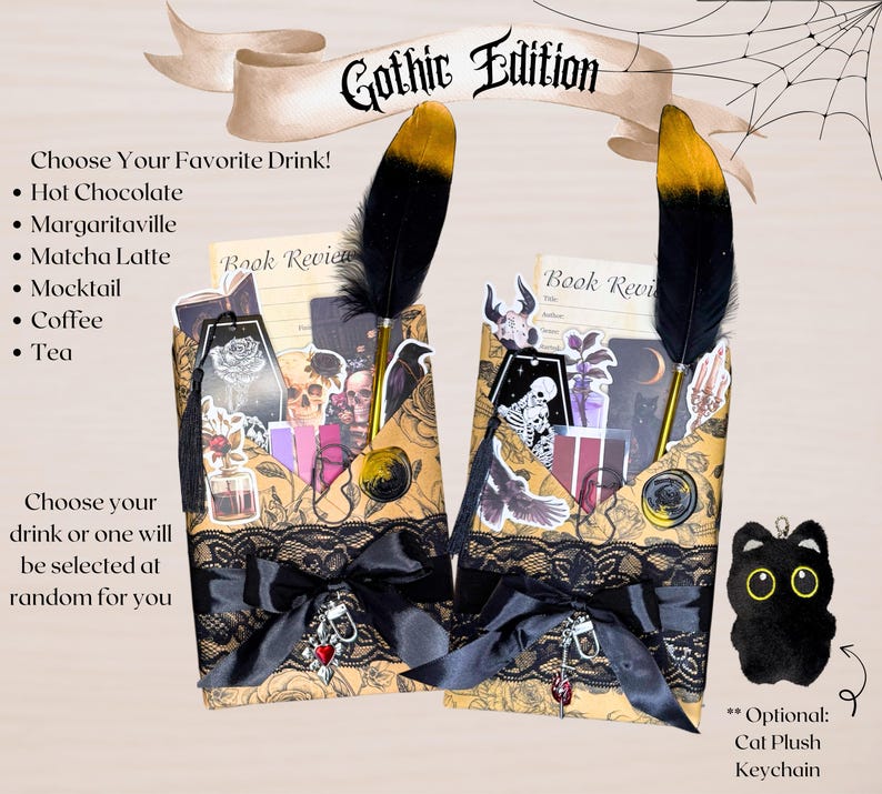 Blind Date with a Book | Gothic Bookish Gifts | Book Lover Gifts | Booktok | Personalized Book | Romance Fantasy Spicy Book | Cute Gift Idea image 4