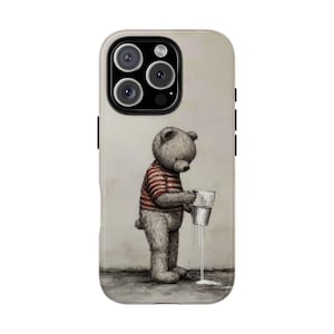 Teddy Bear Theme Phone Case, Cute Design, Protective Phone Cover, Birthday Gift, Fun Tech Accessory,