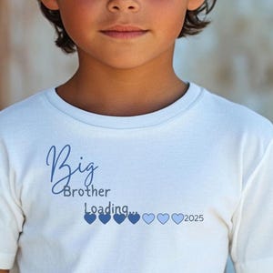 Big Brother 2025 Shirt Toddler Big bor Shirt Brother Shirt Pregnancy Announcement Baby Announcement Big Brother To Be Pregnancy Reveal Shirt