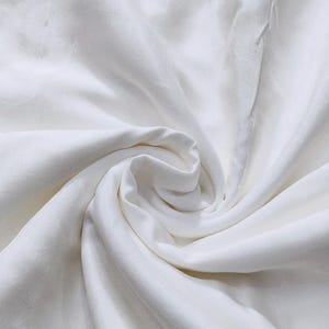 Indian White Silk Muslin Fabric: Lightweight Dressmaking Material