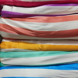 Luxuriöser Digital Bedruckter Streifen Muster Satin Stoff, Satin Charmeuse Kleid Stoff, Weicher und Seidiger Satin Braut Hochzeit Kleid Stoff Durch Meter