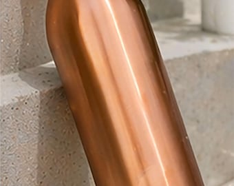 Reine Kupferwasserflasche, 1,5 l, auslaufsicher, ayurvedische Nutzen für die Gesundheit, handgefertigtes Trinkgeschirr