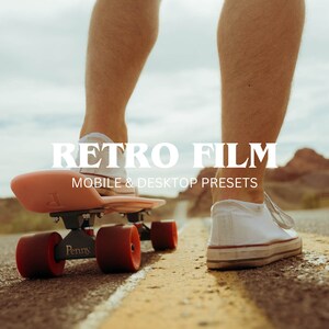 6 Lightroom RETRO FILM presets | Mobile Presets | Desktop Presets | Retro Presets |  Instagram Presets | Vintage Presets