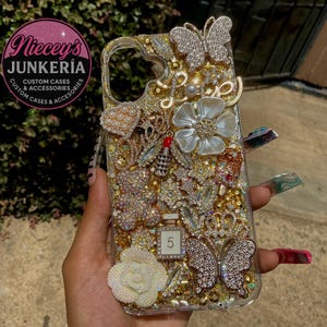 Personalized Bling Phone Case - Custom Design iPhone & Android | Glam and Glitter Vibes