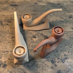Wood Color Bubble Pipe