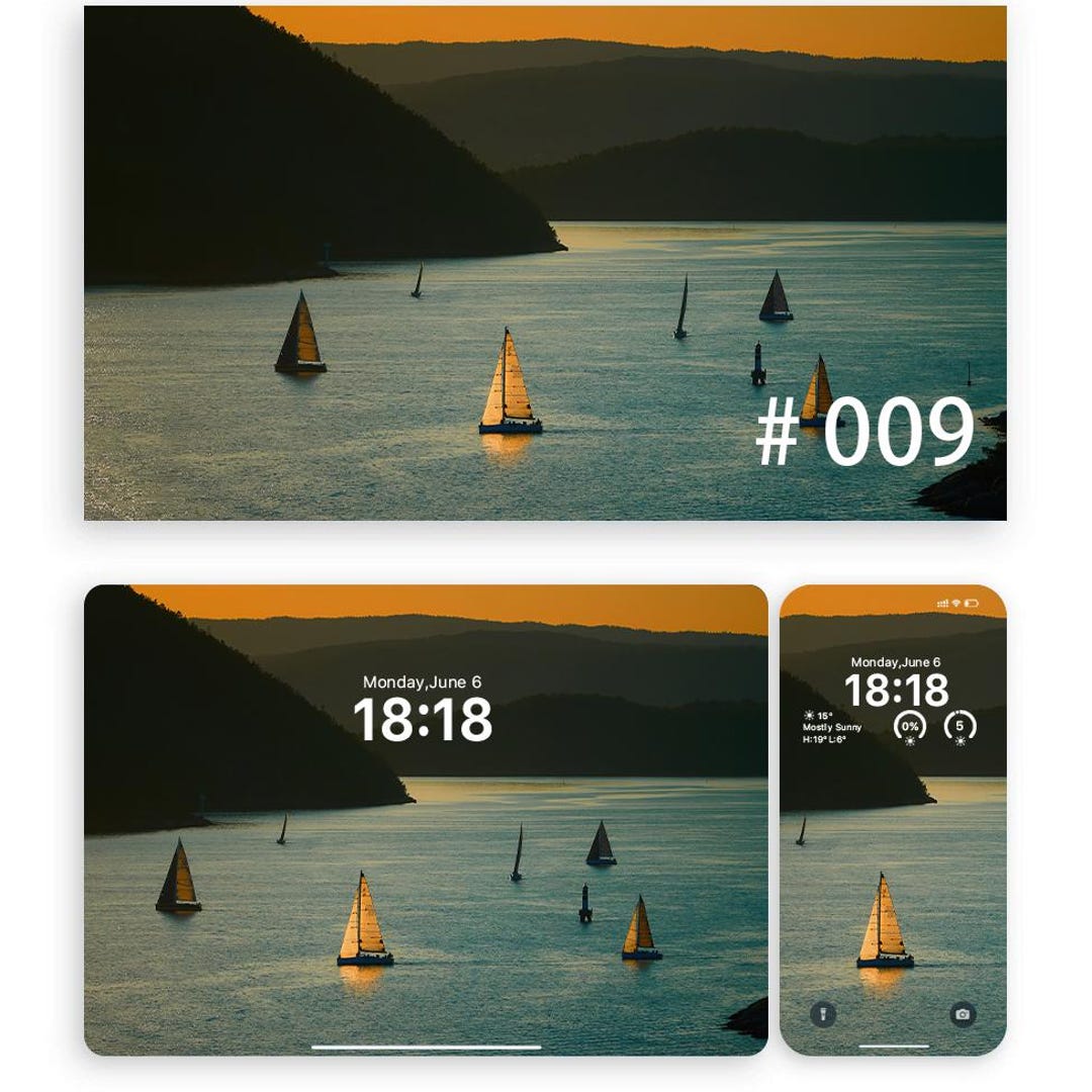 Ocean Wave Wallpaper: Serenity Home & Lock Screen (digital Download ...