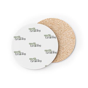 Creative Coasters, Cute Positive Durable Drink Mats, Set of 4 Absorbent Coaster Tiles, Fun Kitchen Decor