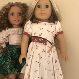 Fashion dress for 18” dolls like American girl dolls