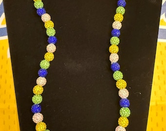 LOCAL PICKUP ONLY Custom Sports Baseball Rhinestone Bead Drip Necklace & Bracelets  Medford Oregon