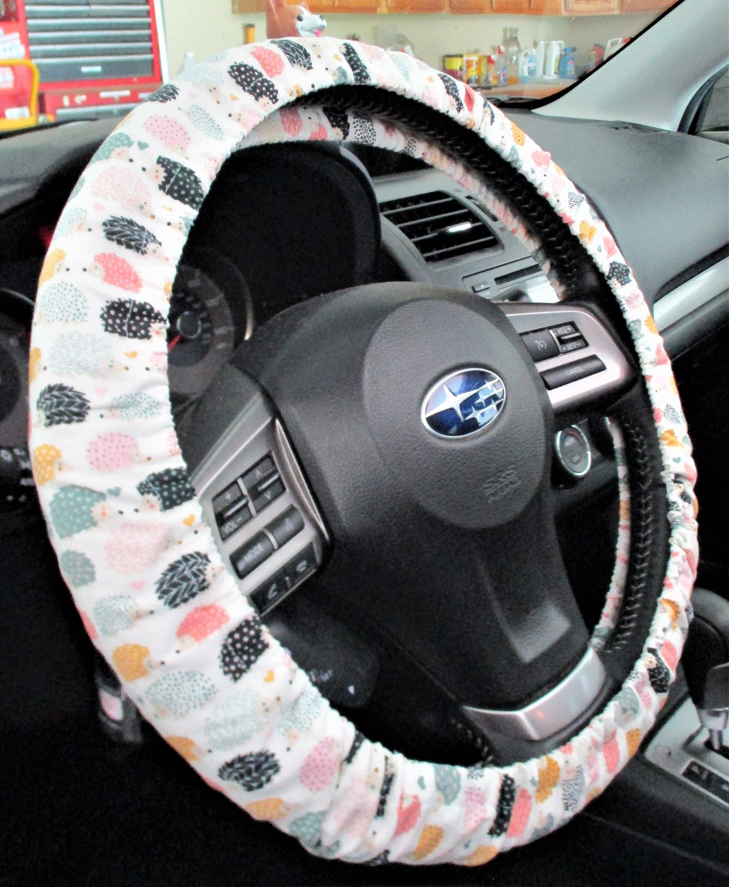 Discover Hedgehog Steering Wheel Cover