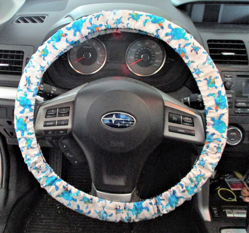 Opal Sea Turtle Steering Wheel Cover Blue and Green Turtles Etsy