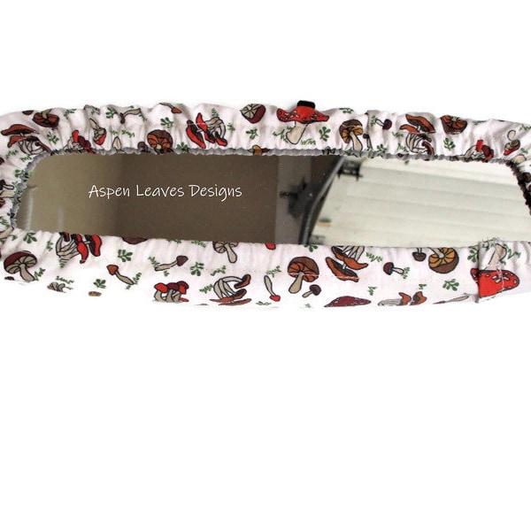 Mini mushroom rear view mirror cover -  Panoramic sizes available