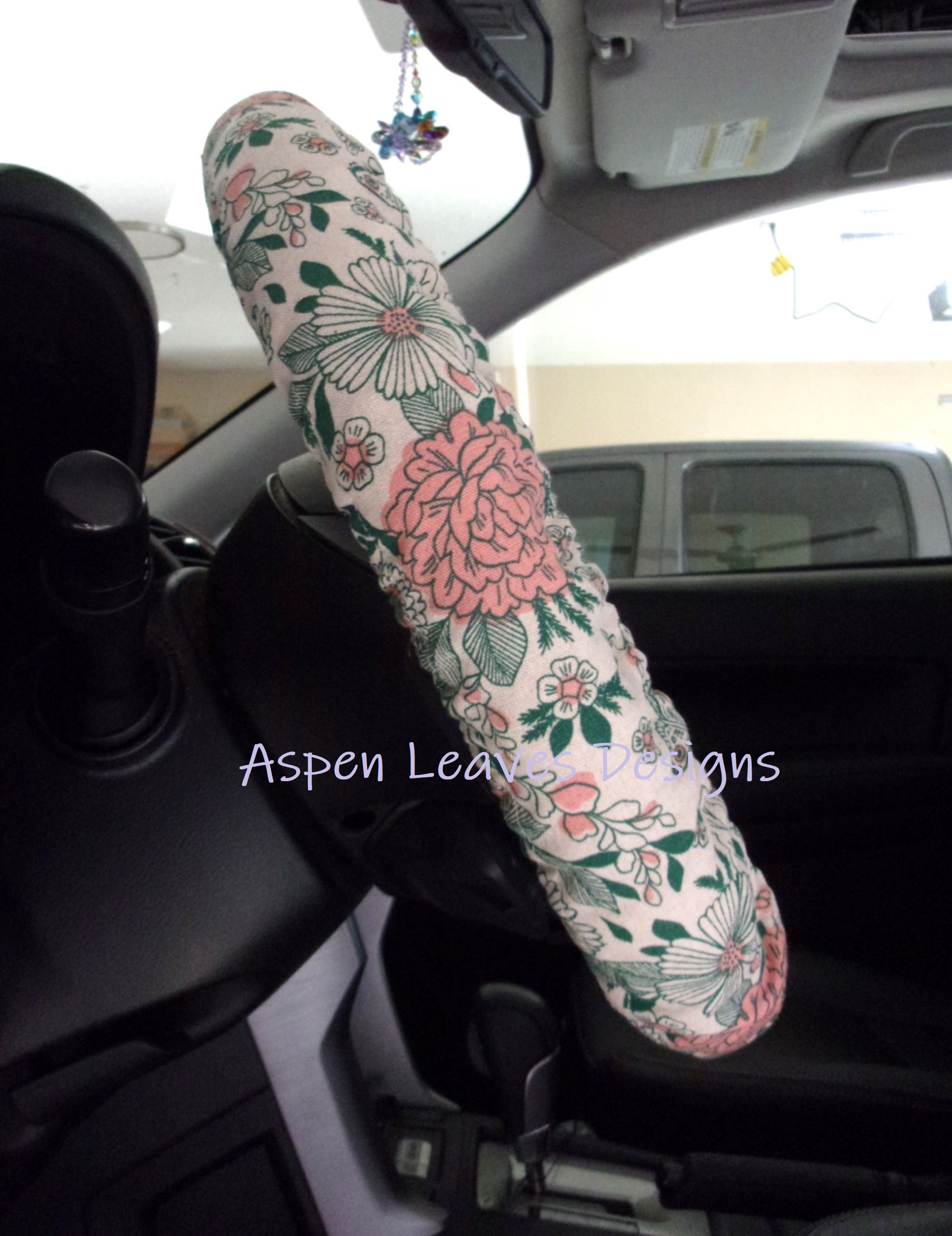 ZDCUSTOM Flower Floral Steering Wheel Cover Car Accessories for Women Girls  Girly Universal 15 Inch Neoprene Auto Interior Decor Anti Slip Truck