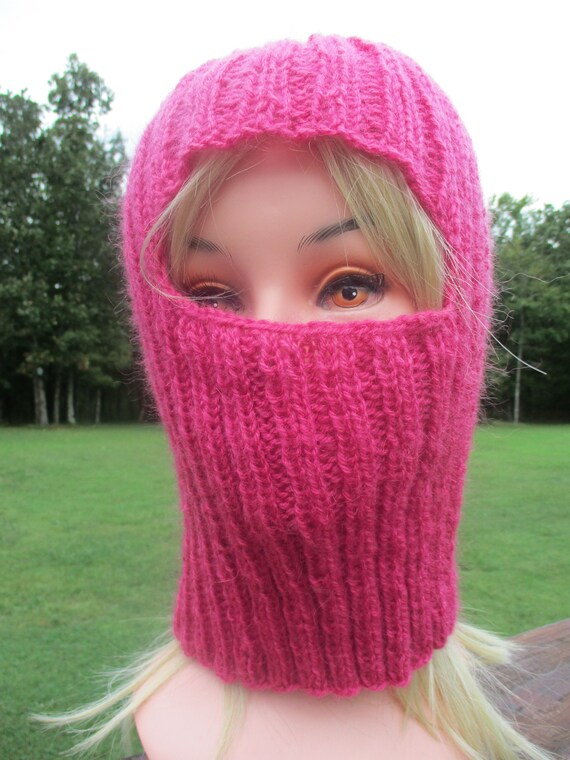 Hot Pink Ski Mask