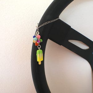 Steering wheel Charm - Simple car accessory -  Popsicle
