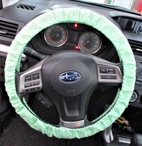 Mint Green Steering Wheel Cover Light Green Etsy