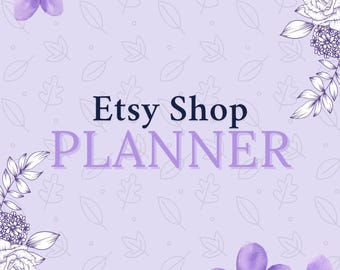 Etsy Shop Planner