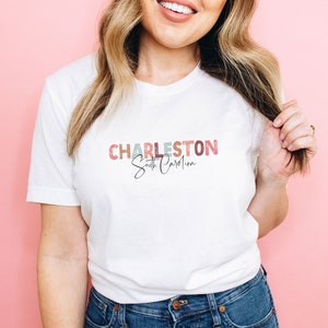 Comfort Color Charleston Tshirt, Charleston Tshirt, Charleston shirt, Trendy South Carolina Shirt, SC shirt, Vintage, Mom T-shirt, Vacation
