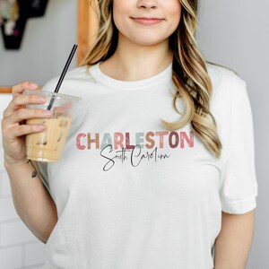 Charleston South Carolina, Charleston Tshirt, Charleston shirt, Trendy South Carolina Shirt, Vintage, South Carolina Mom T-shirt, Vacation
