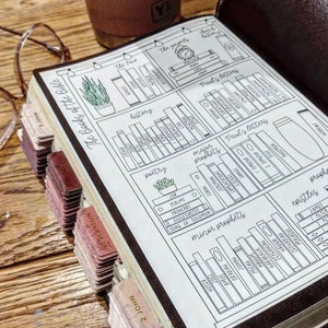 May include: A white page with a hand-drawn bookshelf design listing the books of the Bible. The books are organized by category, including the law, history, poetry, major prophets, minor prophets, Paul's letters, and epistles. The page is titled "The Books of the Bible".