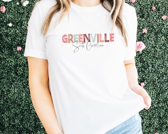 Comfort Colors Greenville South Carolina T-shirt: vintage SC-shirt