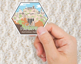 Sticker Cair Paravel National Park, vinylsticker Narnia