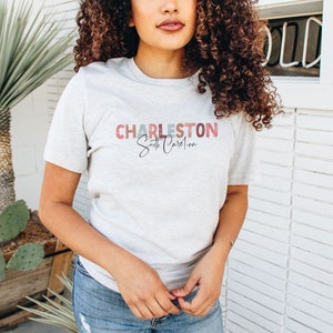 Charleston South Carolina, Charleston Tshirt, Charleston shirt, Trendy South Carolina Shirt, Vintage, South Carolina Mom T-shirt, Vacation