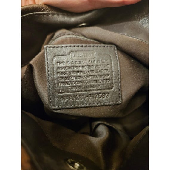 Coach Ergo Signature Jacquard Hobo Shoulder Bag Khaki Brown