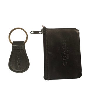 小物 Coach Signature Key Fob Coin Case Pouch Coach Key Pouch - Etsy