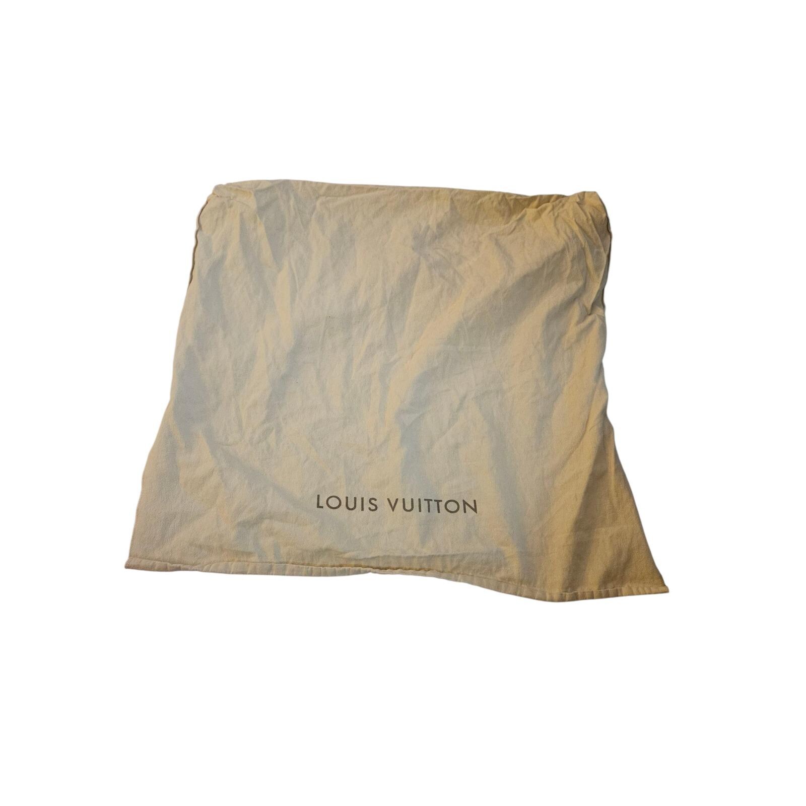 Louis Vuitton Dust Bag Pouch Authentic Beige Monogram  display picture 1