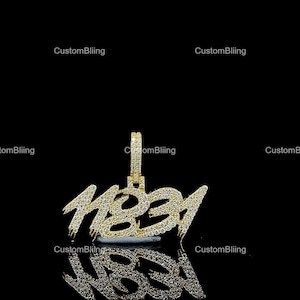 Pingente de moissanita VVS com nome personalizado, pingente de moissanita prateado com nome personalizado, pingente de moissanita VVS personalizado, pingente de moissanita personalizado