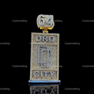 3D Word Letter Pendant, Custom Letter Pendant,Customized Pendant,Uppercase Letter Pendant,Rapper Pendant,Hip Hop Jewelry,925 Sterling Silver