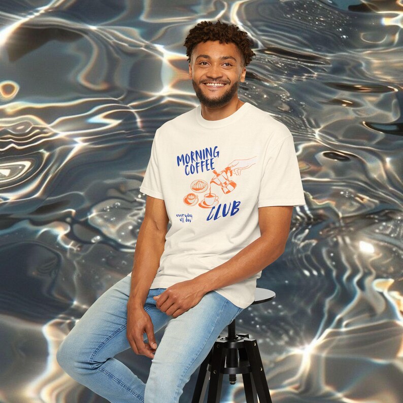 Camiseta retrô do Coffee Club, camiseta com estampa gastronômica. imagem 12