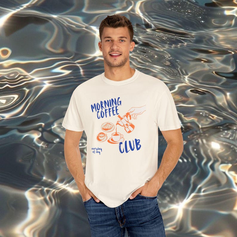 Camiseta retrô do Coffee Club, camiseta com estampa gastronômica. imagem 8