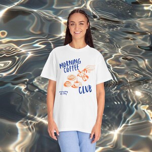 Camiseta retrô do Coffee Club, camiseta com estampa gastronômica. imagem 6