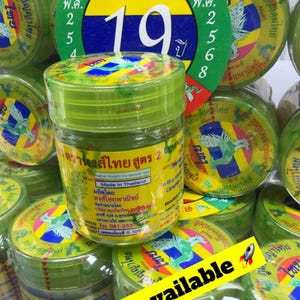 Hong Thai Herbal Inhaler | Thai Menthol Nasal Stick for Dizziness, Relaxation and Energy Boost