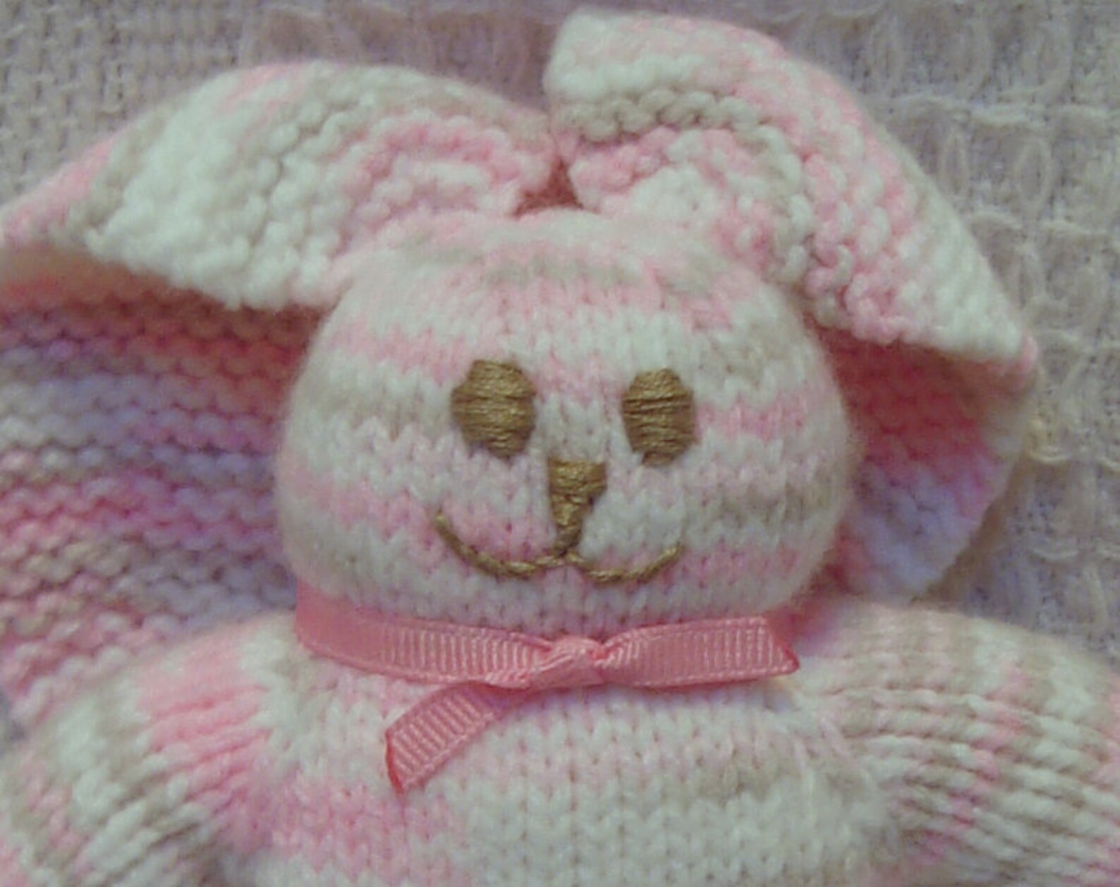 Mini Bunny Hand Knit - Etsy