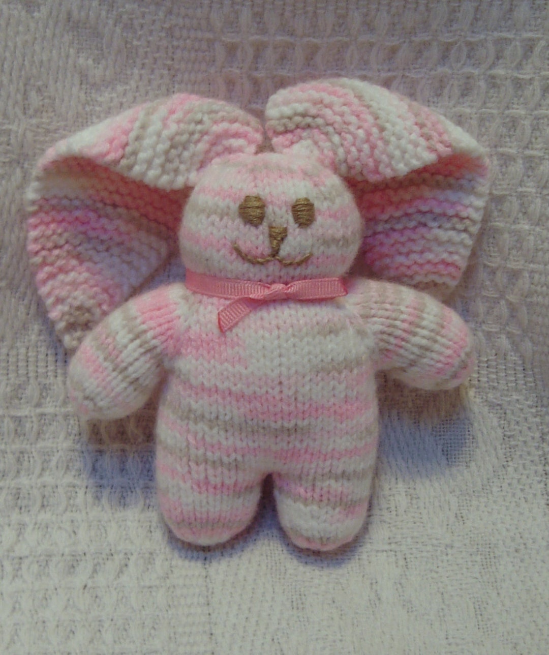 Mini Bunny - Hand Knit - Etsy