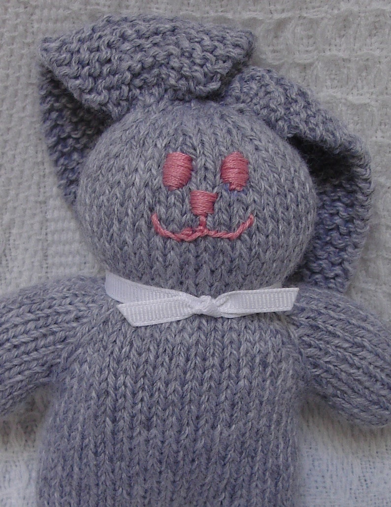 Mini Bunny Hand Knit - Etsy
